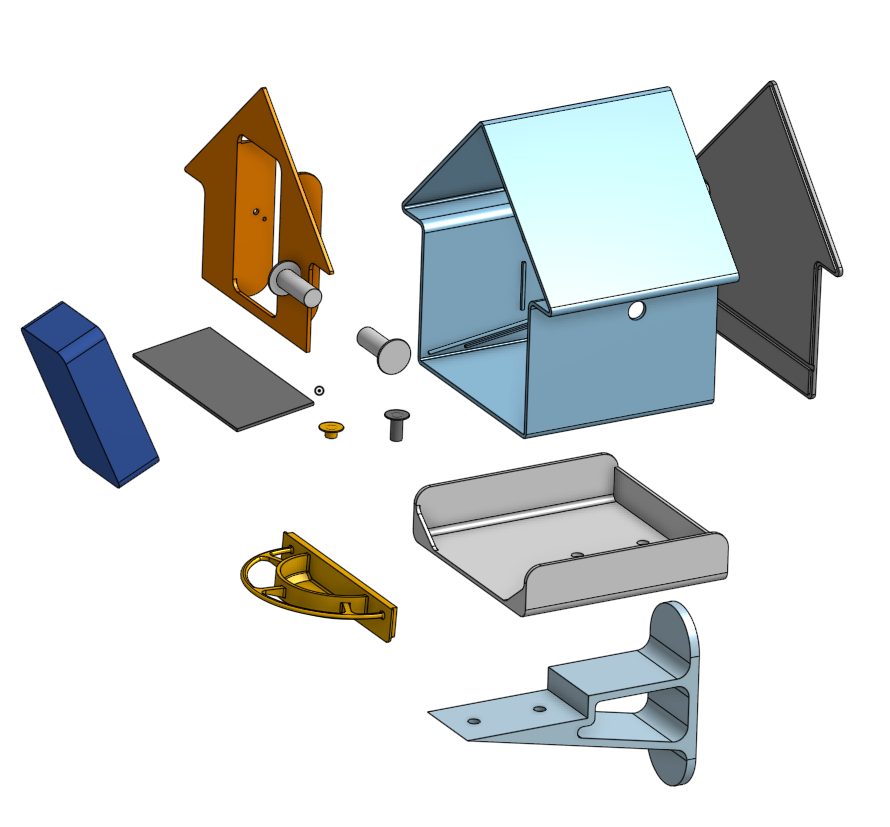 Bird-feeder 3d